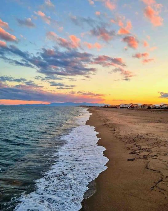 Les Voiles Blanches T2 Luxe A 100M De La Plage Leucate Bagian luar foto