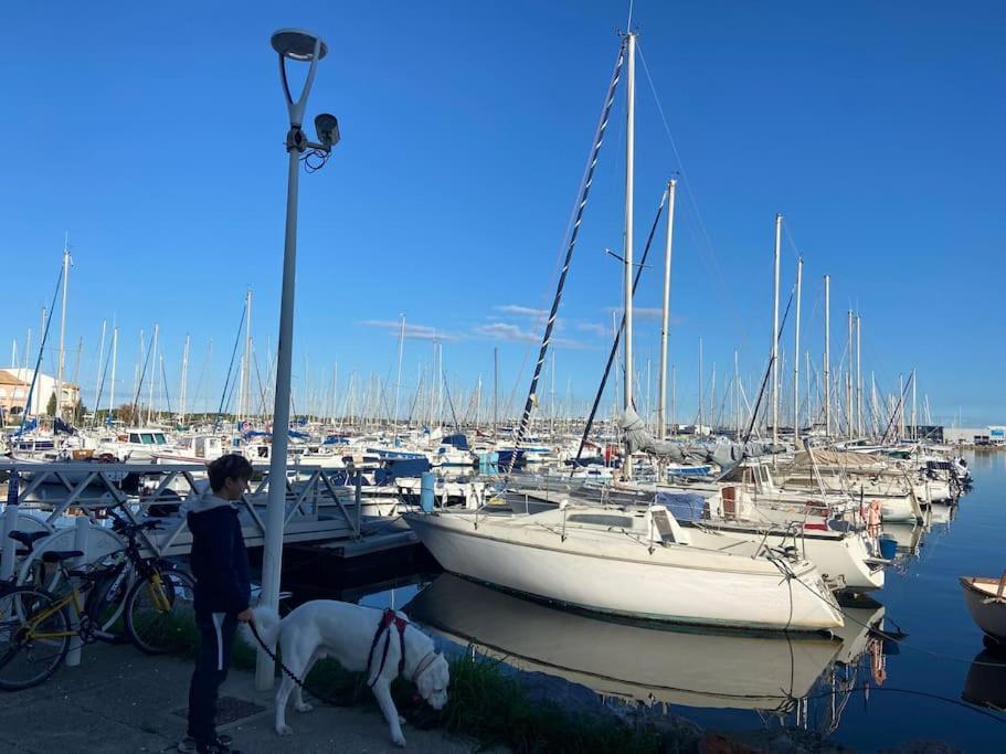 Les Voiles Blanches T2 Luxe A 100M De La Plage Leucate Bagian luar foto