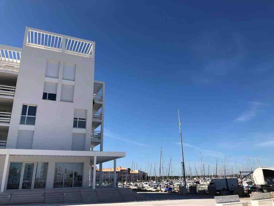 Les Voiles Blanches T2 Luxe A 100M De La Plage Leucate Bagian luar foto